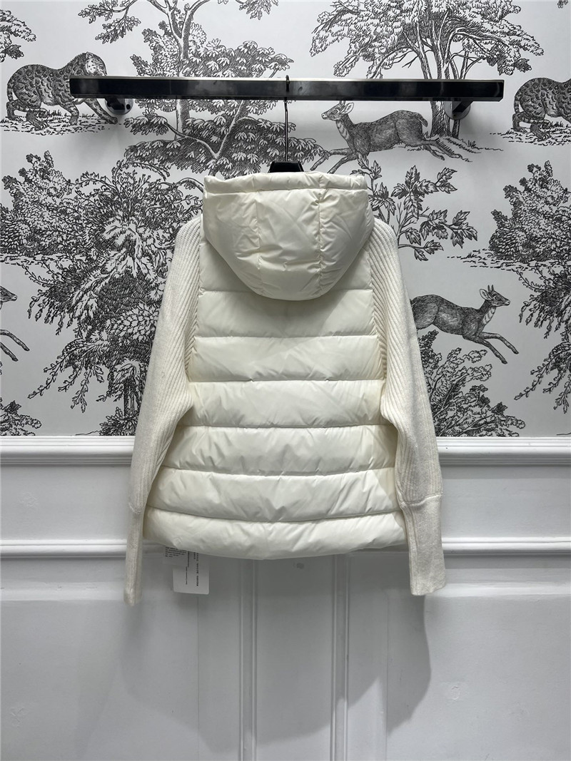 BC long-sleeved knitted down jacket