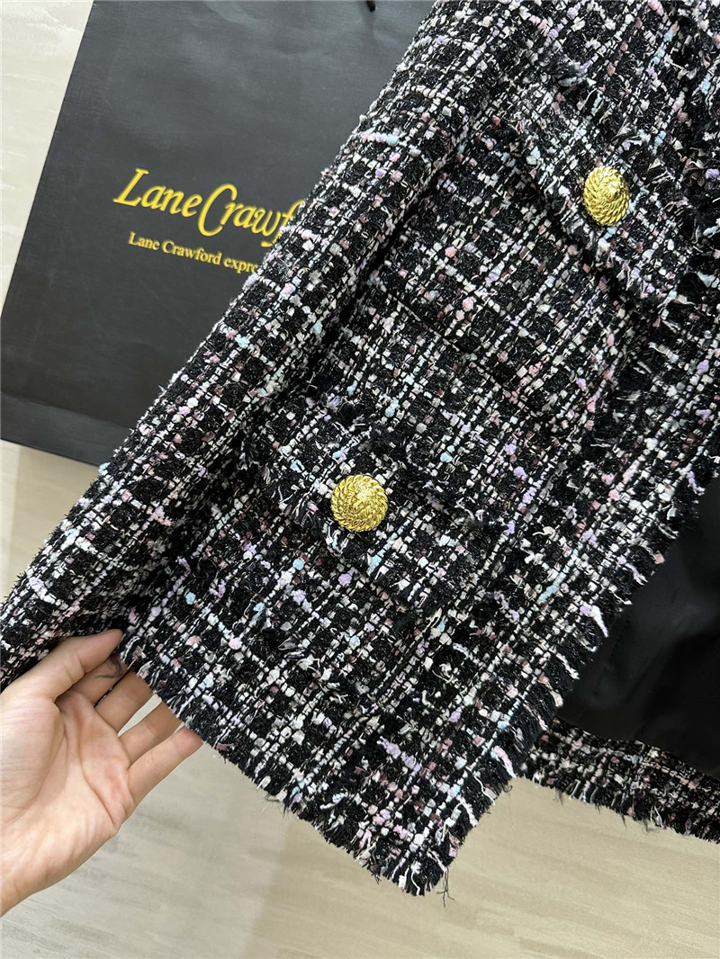 Balmain soft tweed coat