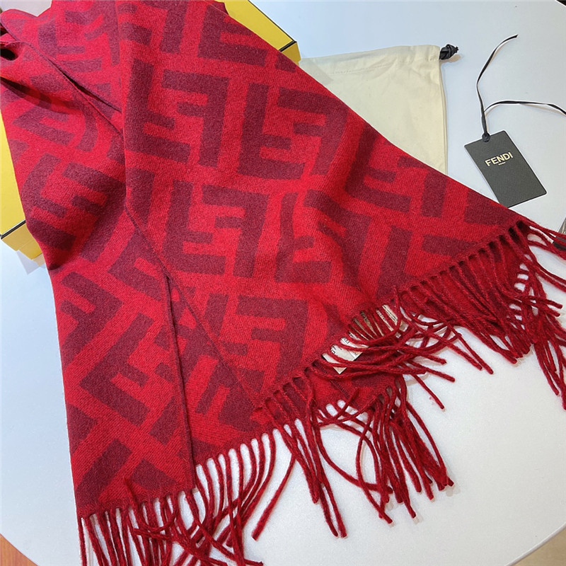 F**di cashmere scarf shawl