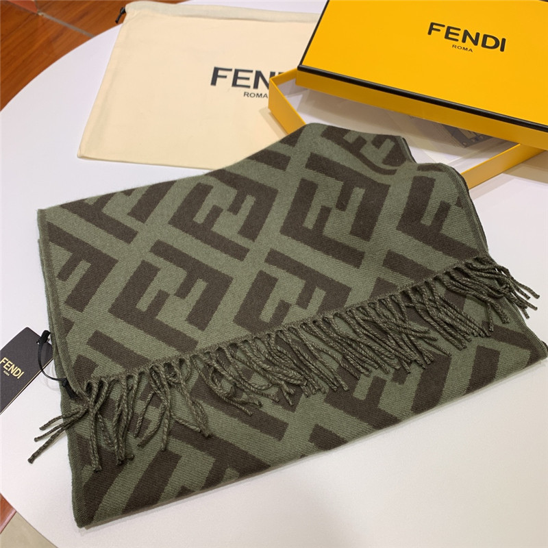 F**di cashmere scarf shawl