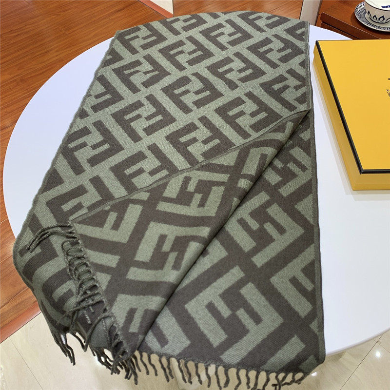 F**di cashmere scarf shawl