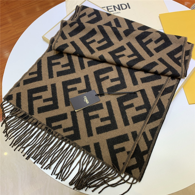 F**di cashmere scarf shawl