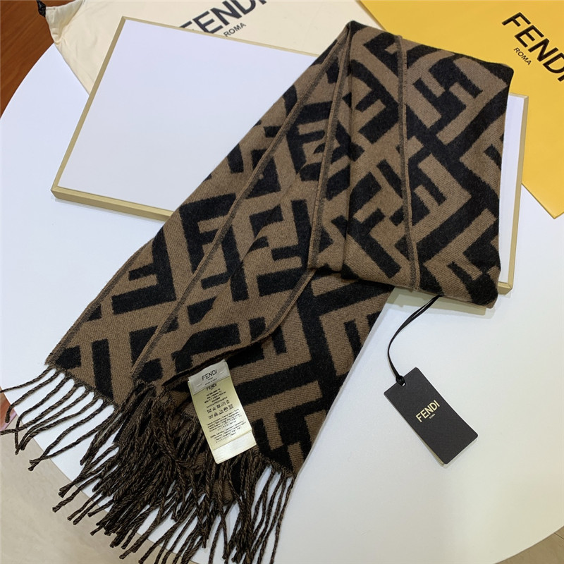 F**di cashmere scarf shawl