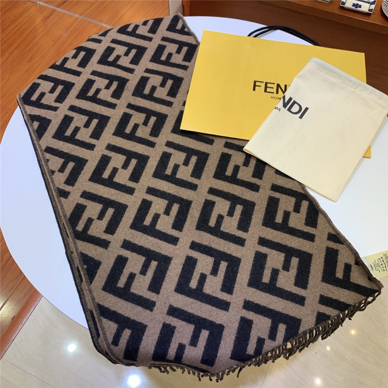 F**di cashmere scarf shawl