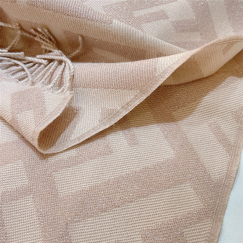 F**di long fringed scarf