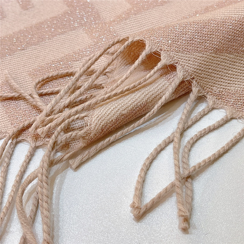 F**di long fringed scarf