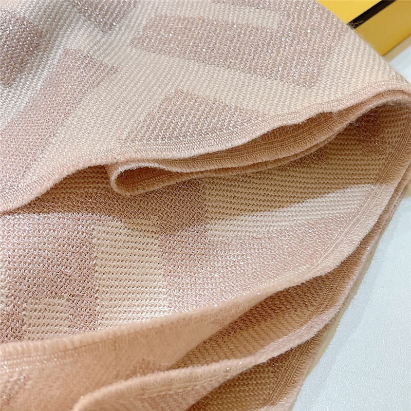 F**di long fringed scarf