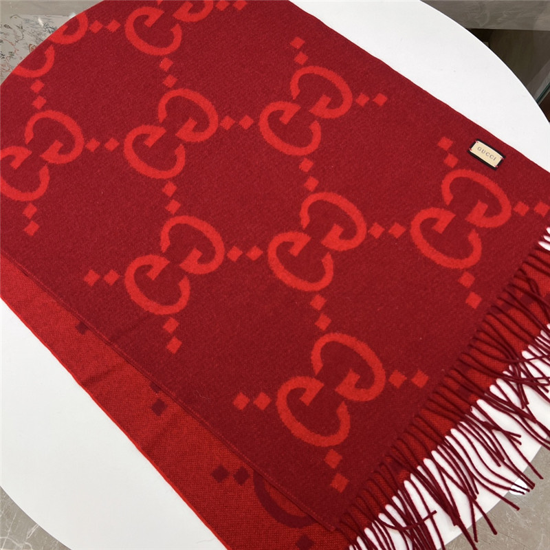 Gvc*1 cashmere jacquard scarf