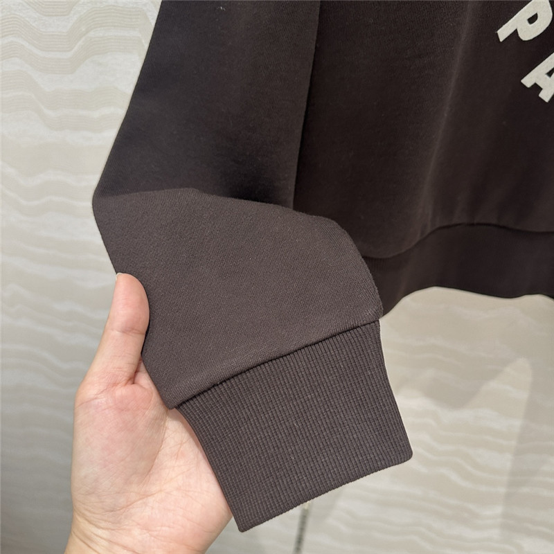 Ce1i*e triomphe fleece sweatshirt chocolate