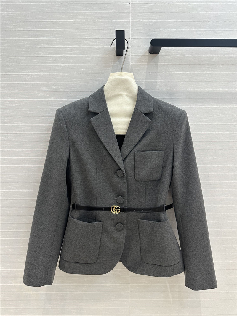 Gvc*1 grey short suit jacket