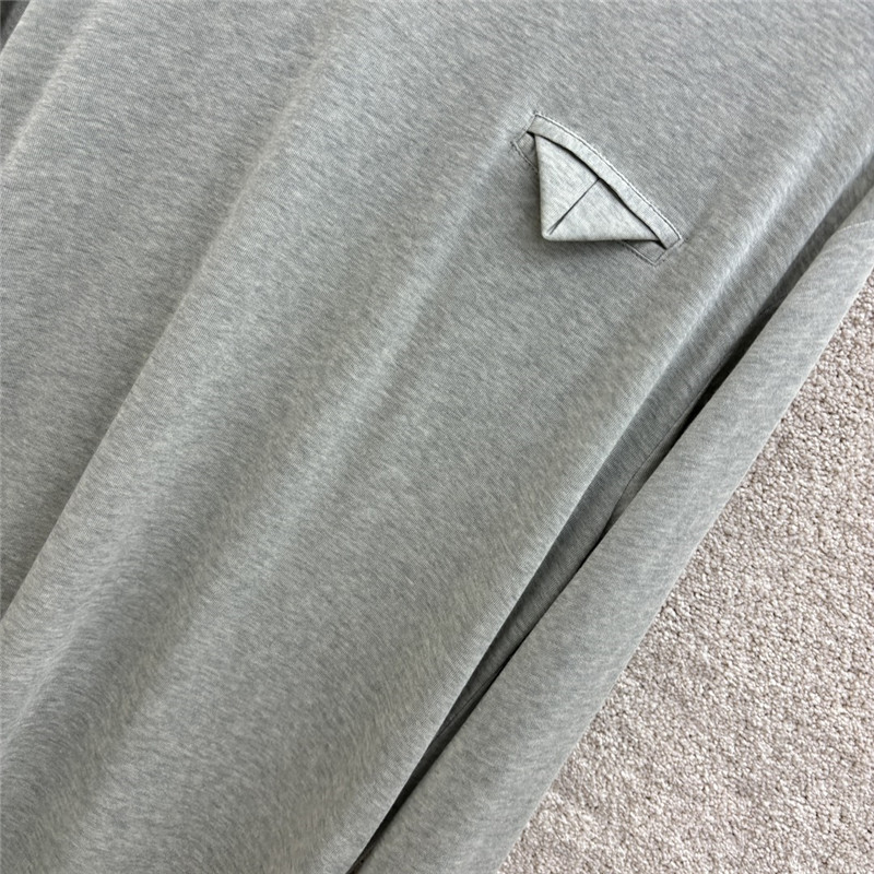 b0tt*ga Ven*ta grey tencel crewneck long sleeve top