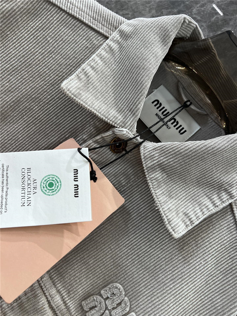 M1um1u corduroy jacket
