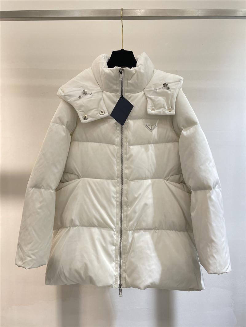Pra*a hooded down jacket