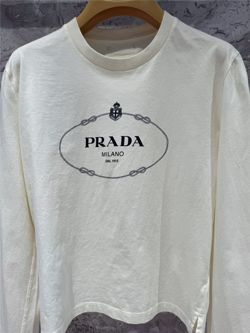 Pra*a printed long sleeve t-shirt