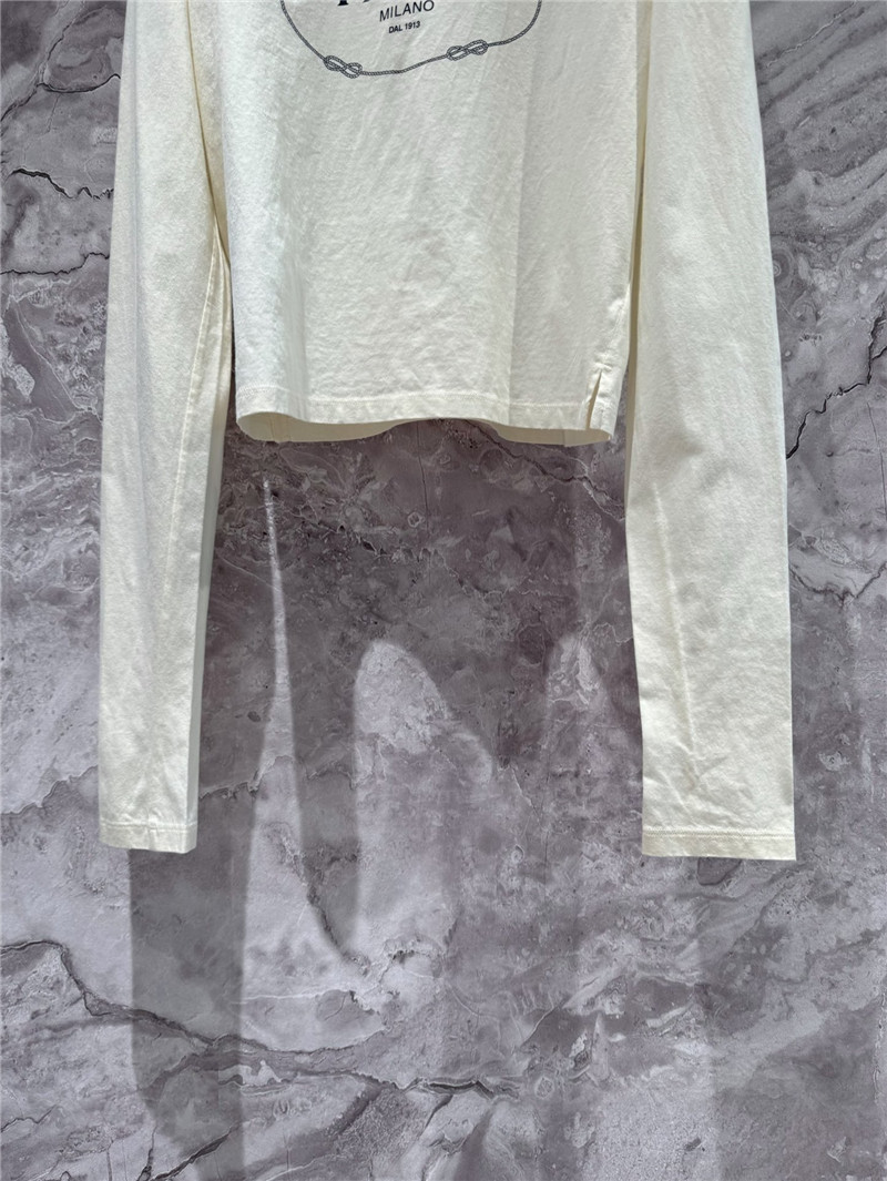 Pra*a printed long sleeve t-shirt