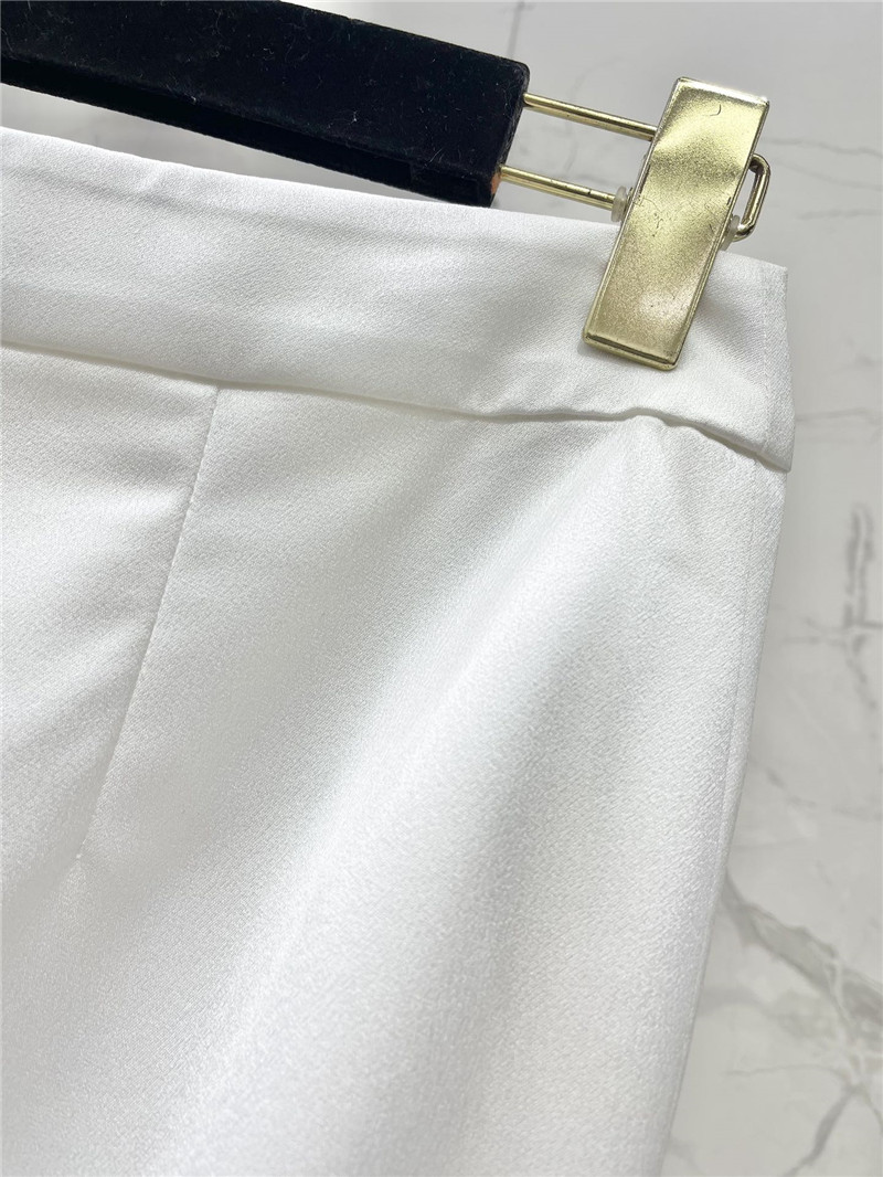 Ch**el high waist chiffon flared trousers