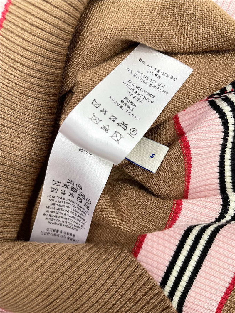 Bv*b*rry v-neck belt strap skirt rib sweater beige