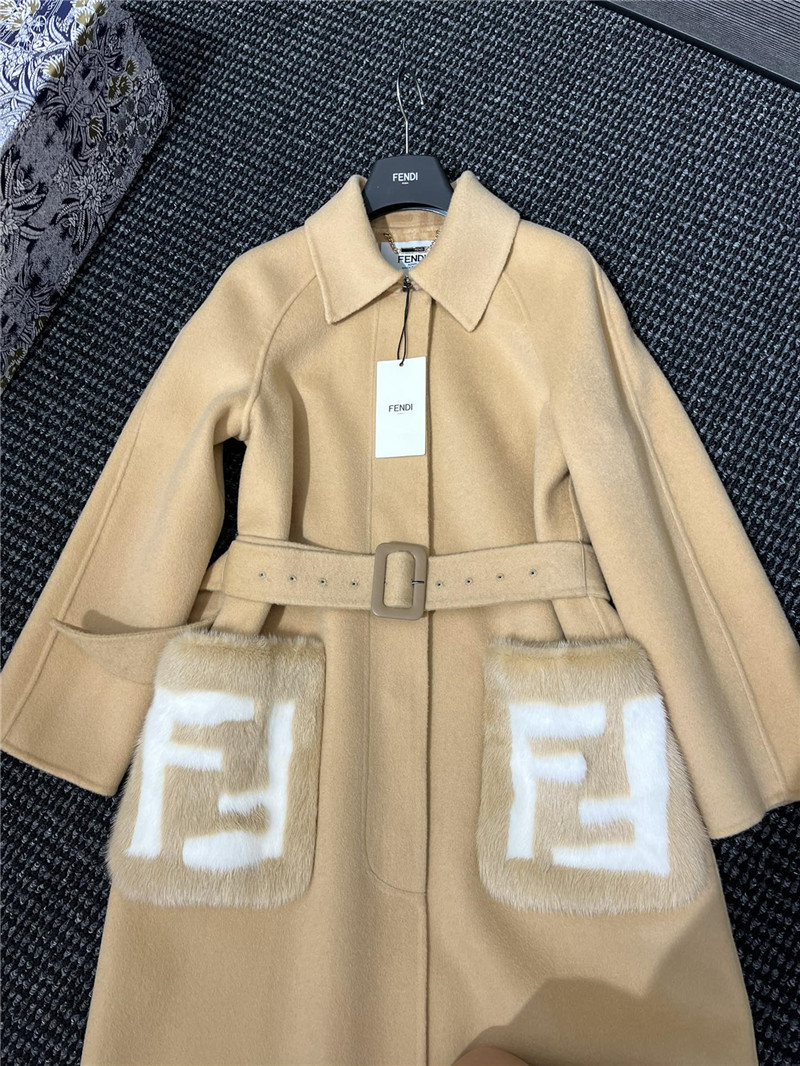 F**di cashmere coat