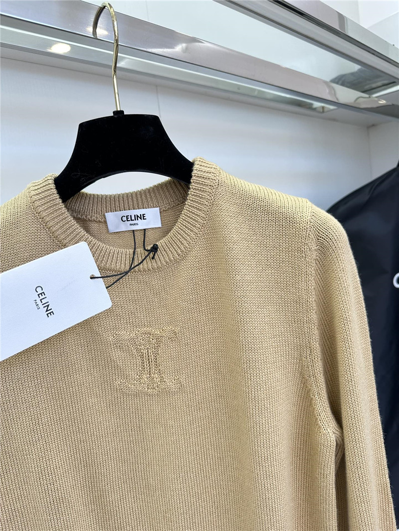 Ce1i*e triomphe wool sweater beige