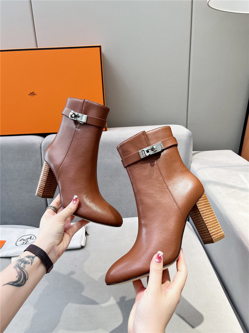 H**me5 saint germain women’s ankle boot in brown