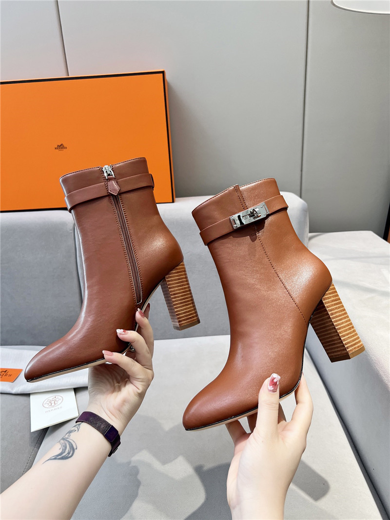 H**me5 saint germain women’s ankle boot in brown