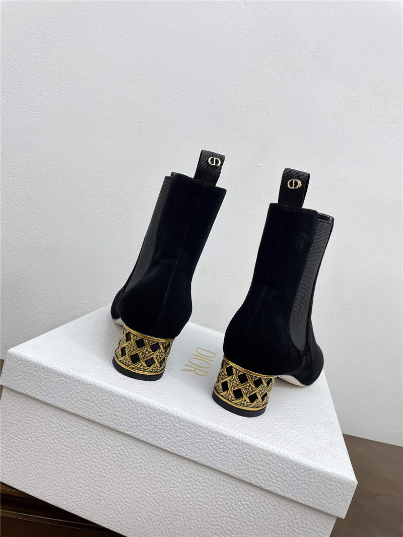 D10r icon 40mm suede ankle boots