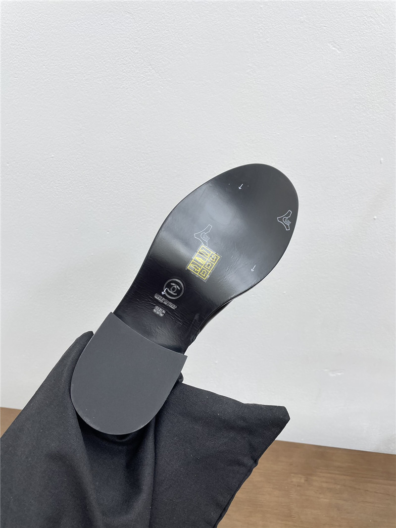 Ch**el calfskin suede zip mid-calf boots