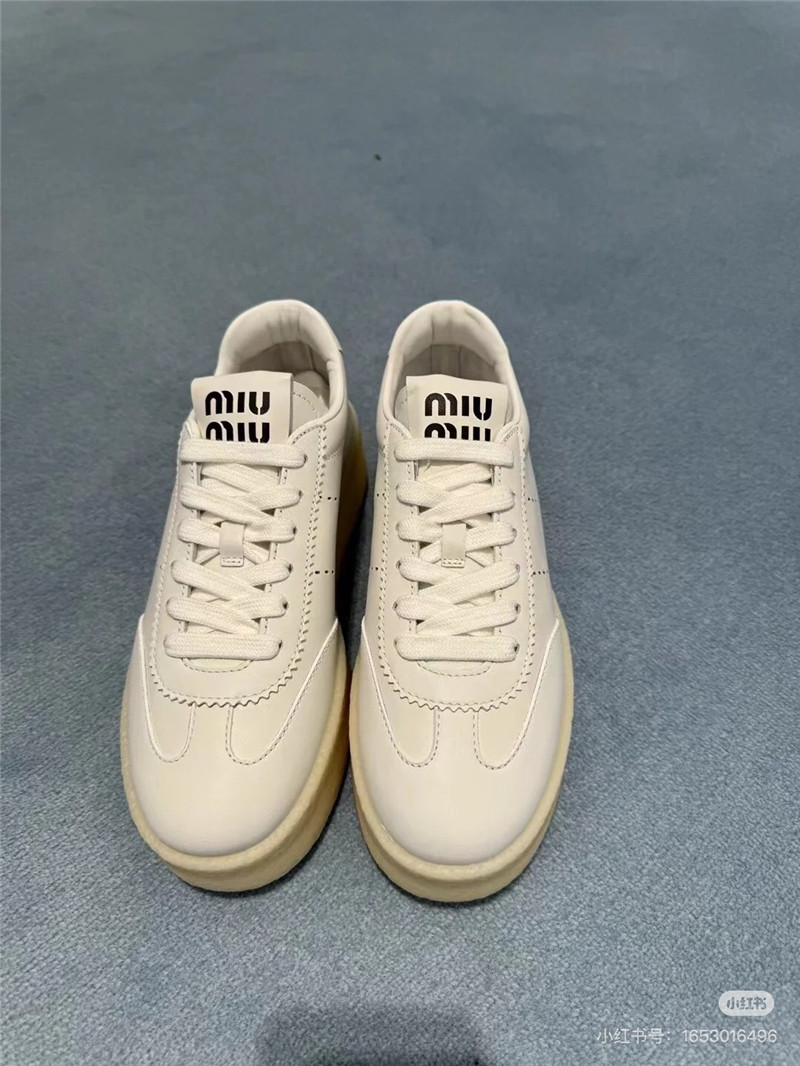 Miu Miu Women’s Low Top Platform Sneakers