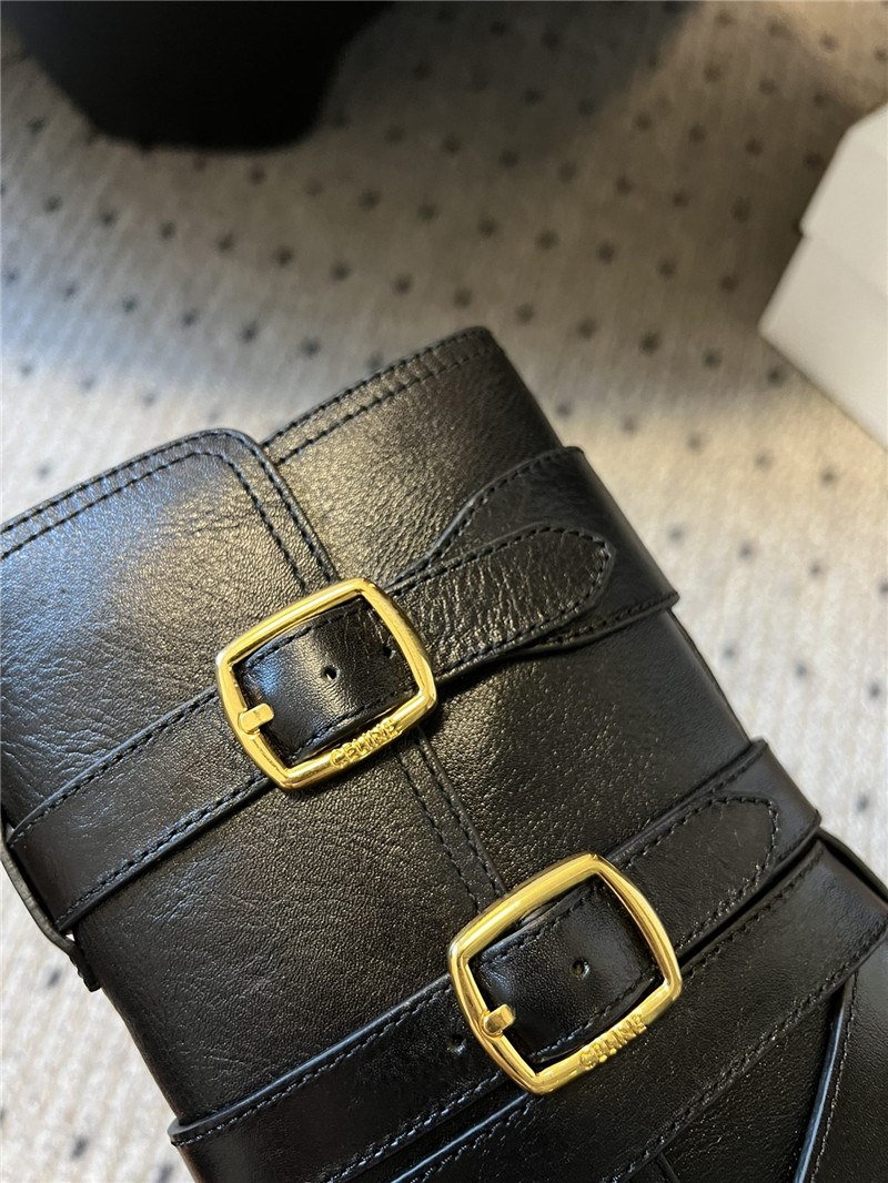 Ce1i*e lyra triple buckles boot in black