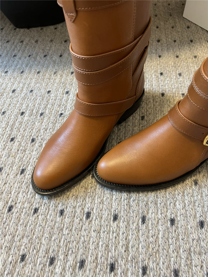 Ce1i*e lyra triple buckles boot in calfskin