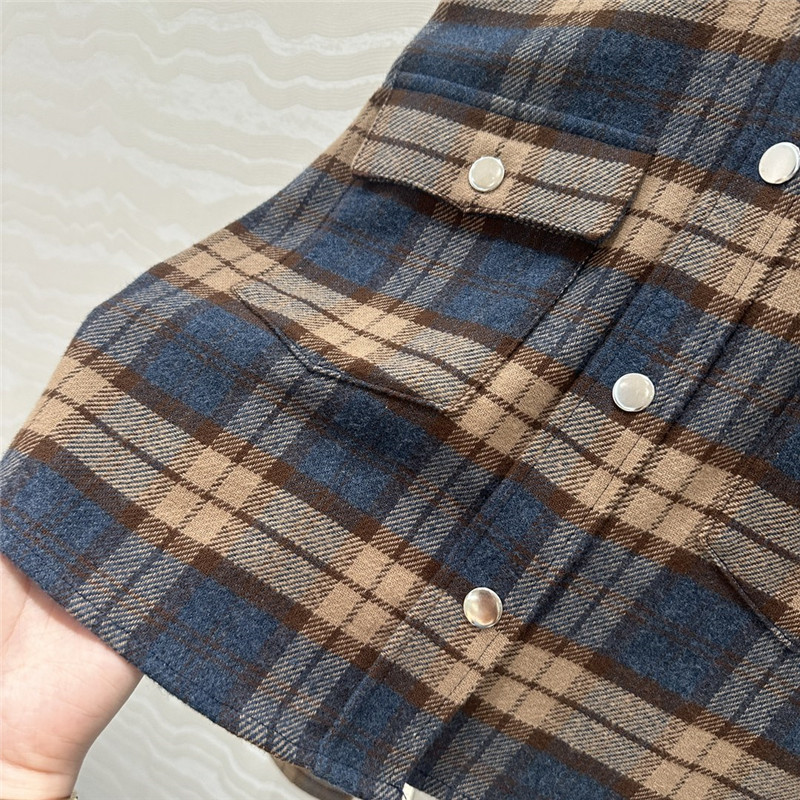 Pra*a preppy cropped shirt