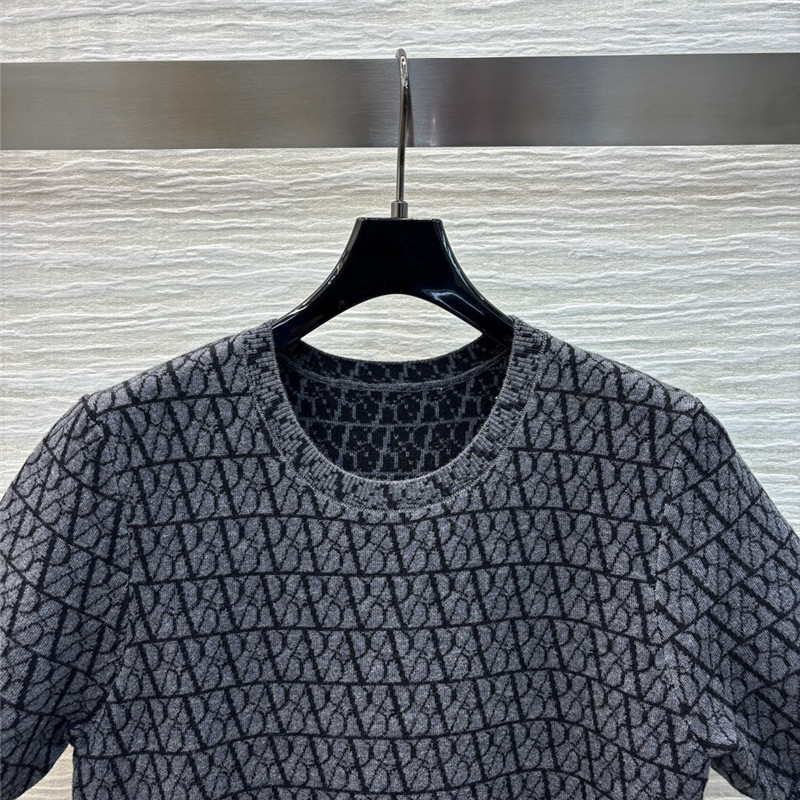 Va1e*ntin0 short sleeve knitted dress