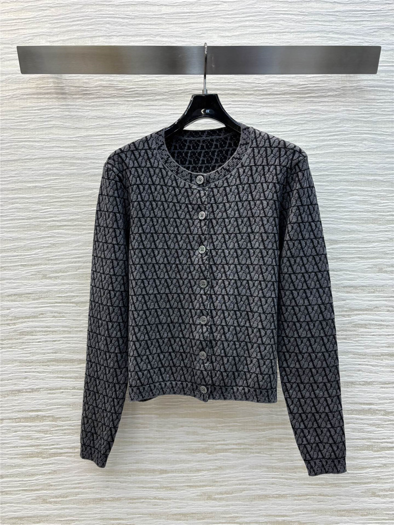 Va1e*ntin0 jacquard knit cardigan
