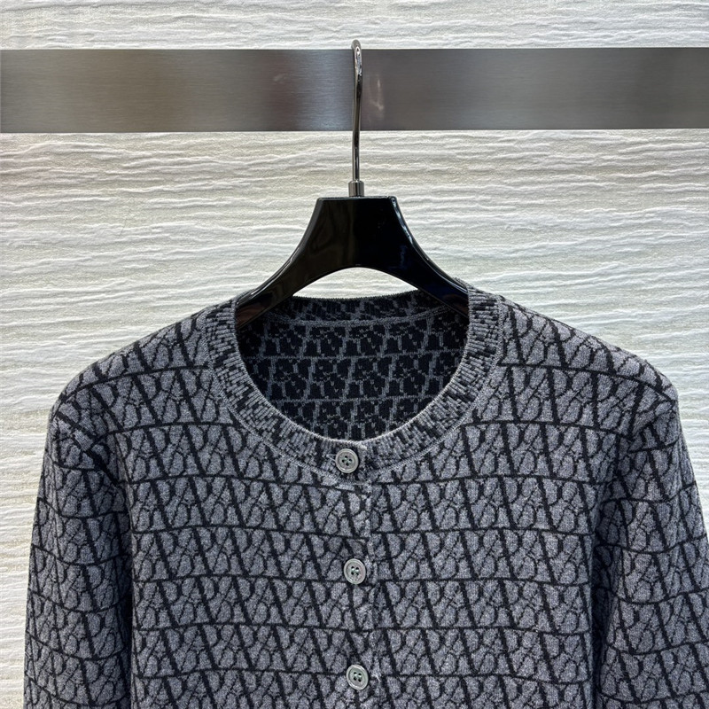 Va1e*ntin0 jacquard knit cardigan