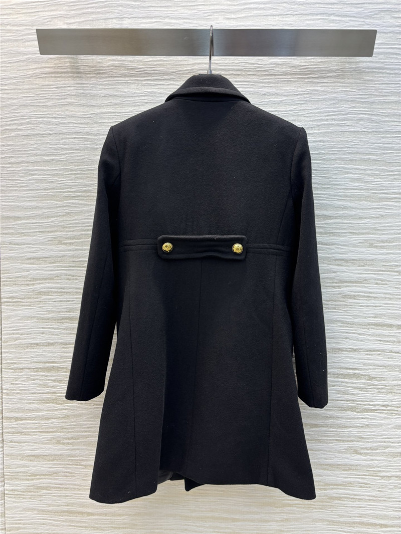 Ce1i*e double breasted wool coat
