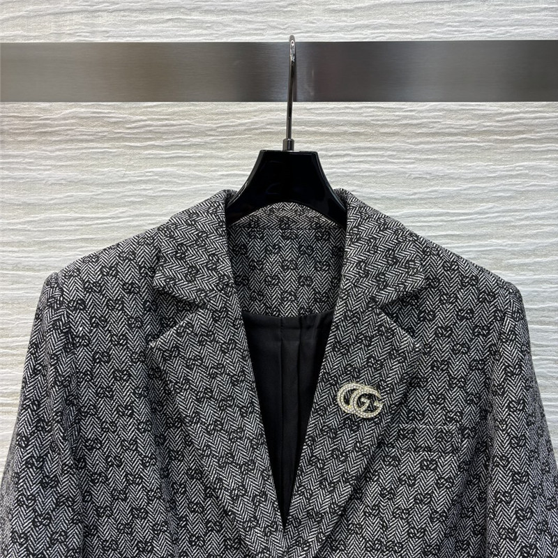 Gvc*1 lapel suit jacket