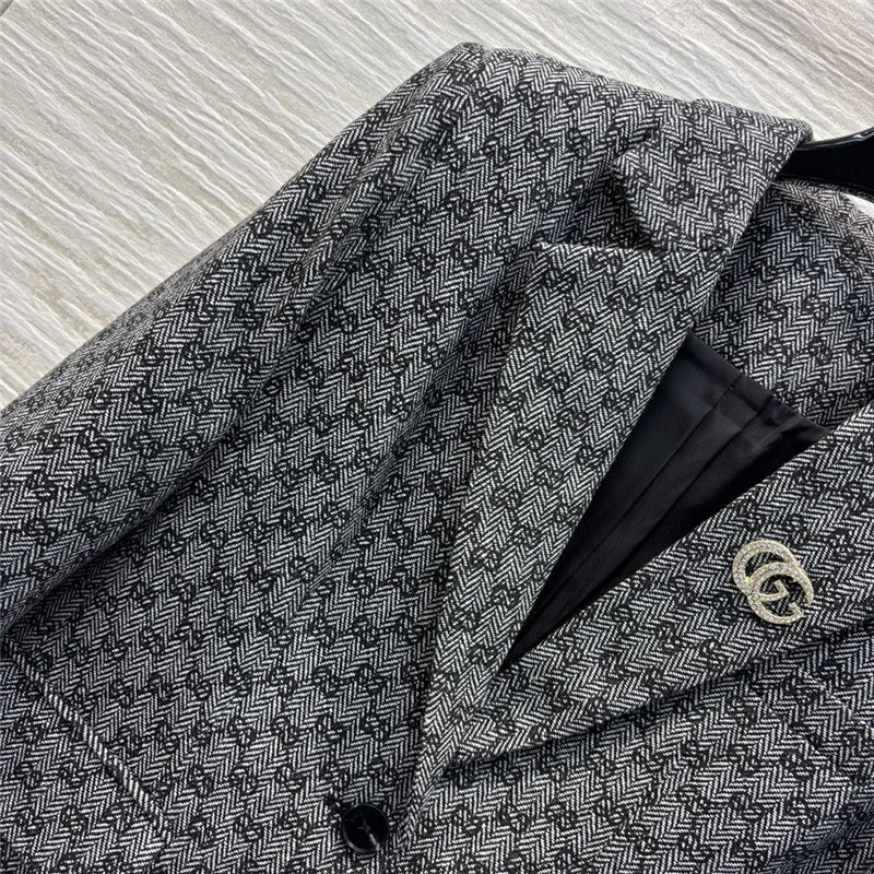 Gvc*1 lapel suit jacket