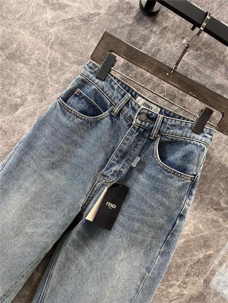 F**di denim trousers