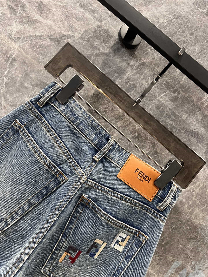 F**di denim trousers