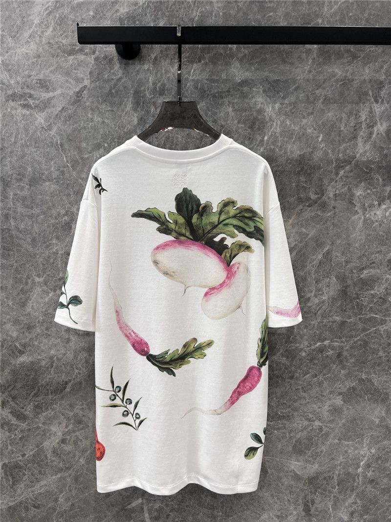 L0ew* round neck short sleeve t-shirt