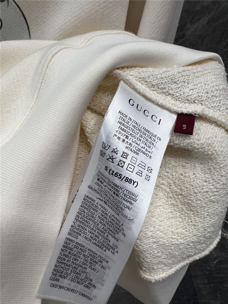 Gvc*1 cartoon cotton sweatshirt ivory