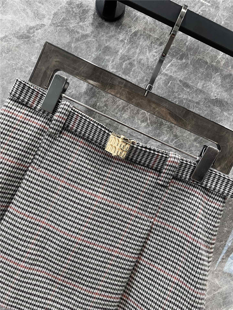 M1um1u preppy pleated skirt