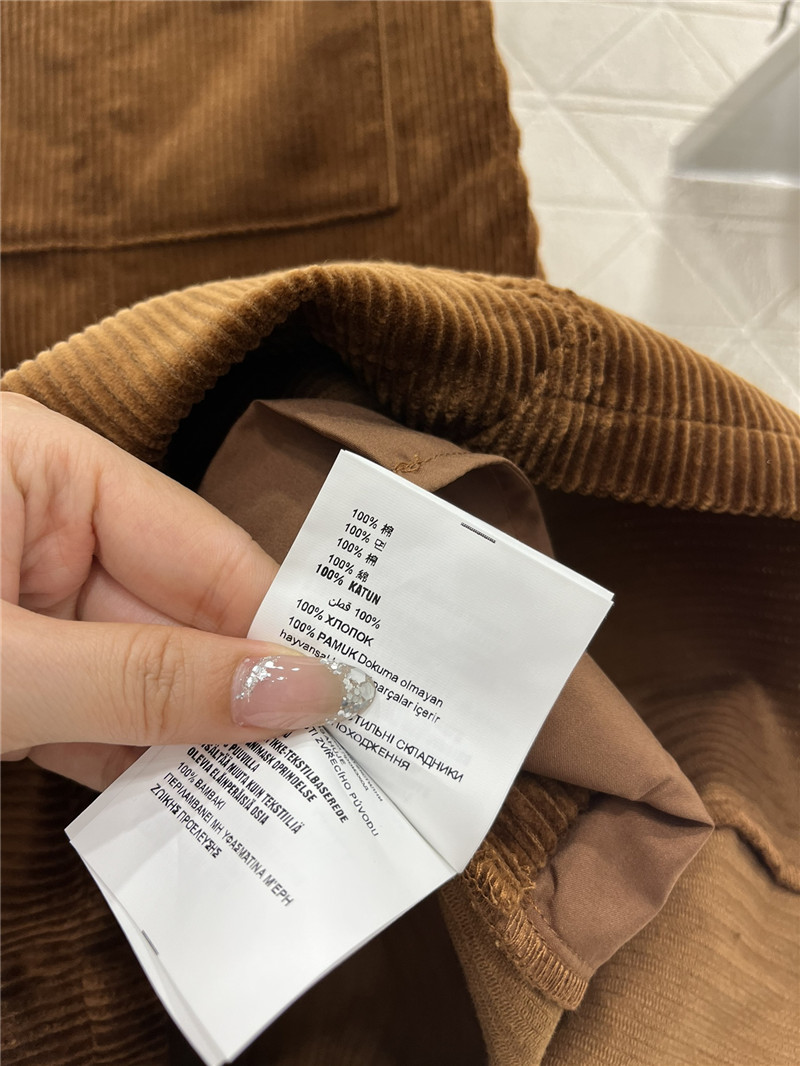 Pra*a corduroy overalls skirt