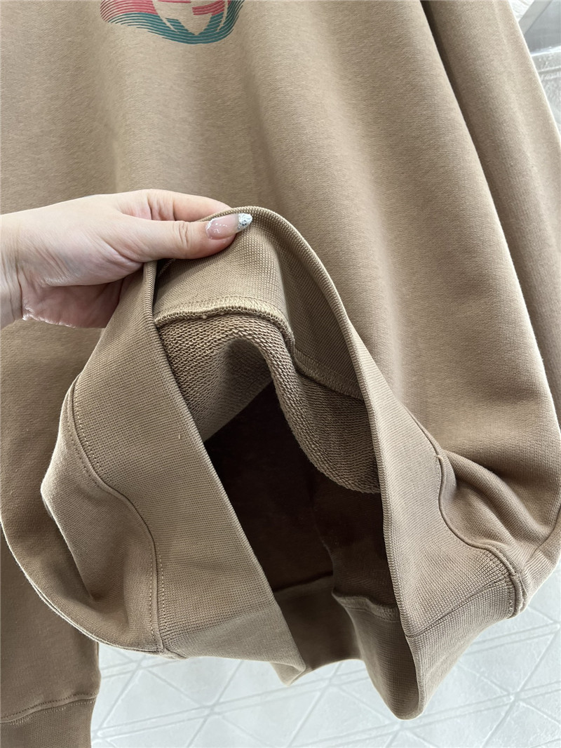 Gvc*1 cotton jersey sweatshirt camel