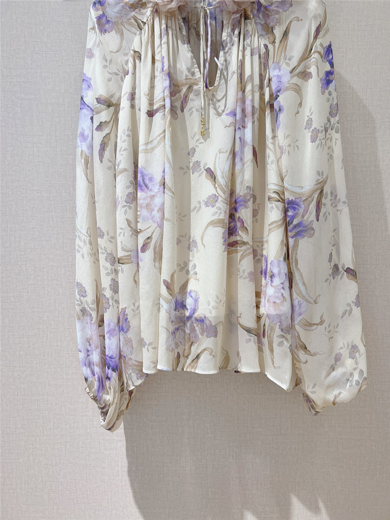 zimm classic balloon sleeve top