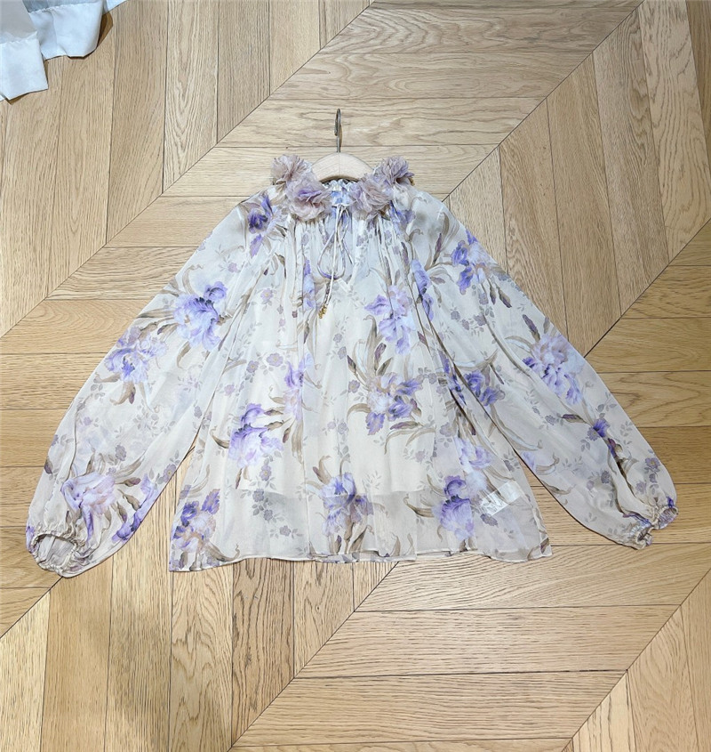 zimm classic balloon sleeve top