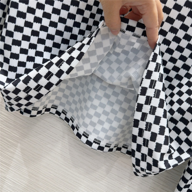 l0vis Vvtt0n lv checkerboard top