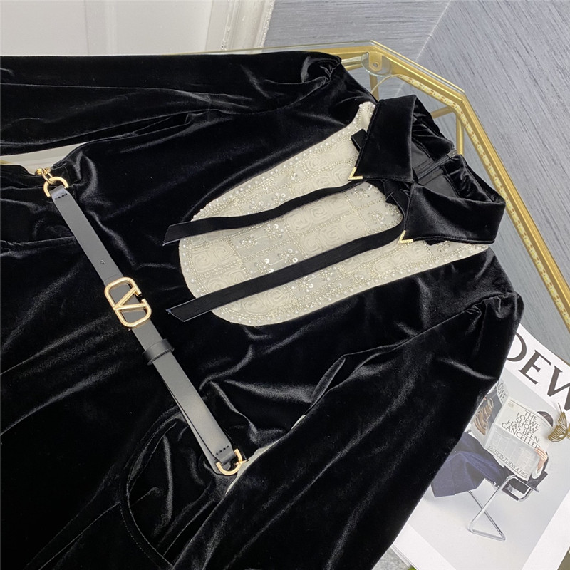 Va1e*ntin0 velvet dress