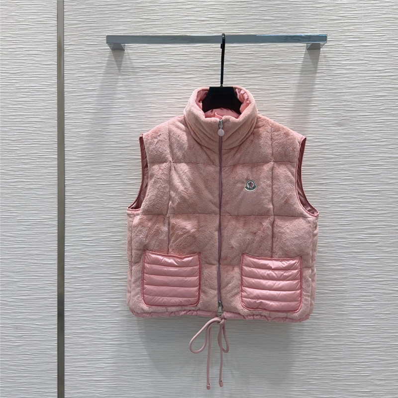 Moncler drawstring vest down jacket