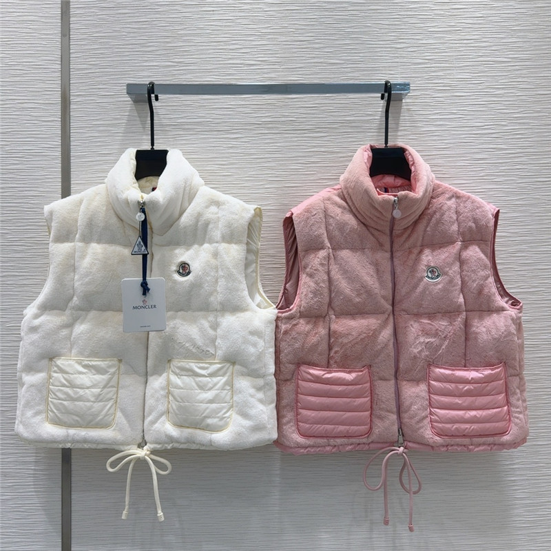 Moncler drawstring vest down jacket